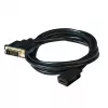 Club 3D CAC-1211 cavo da DVI-D a HDMI 1.4, Dual Link, M/F, 2 m, nero