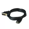 Club 3D CAC-1210 cavo da DVI-D a HDMI 1.4, Dual Link, bidirezionale, 4K, M/M, 2 m, nero