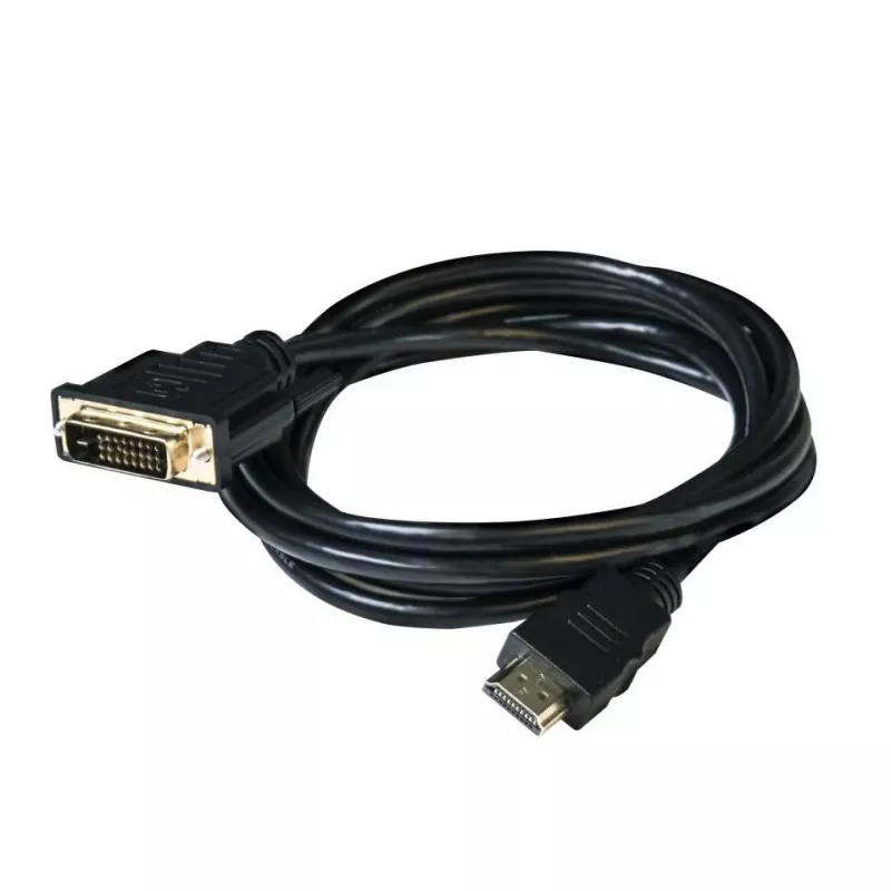 Club 3D CAC-1210 cavo da DVI-D a HDMI 1.4, Dual Link, bidirezionale, 4K, M/M, 2 m, nero