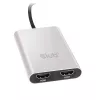 Adattatore CLUB3D Thunderbolt 3 a doppio HDMI 2.0