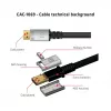 Club 3D CAC-1069 cavo DisplayPort 1.4 HBR3 8K 60 Hz, 32,4 Gbit/s, DSC, HDR, certificato VESA, M/M, 4 m, nero