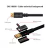 Club 3D CAC-1069B cavo DisplayPort 1.4 HBR3 8K 60 Hz, 32,4 Gbit/s, DSC 1.2, certificato VESA, M/M, 4 m, nero