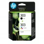Cartuccia d'inchiostro HP 303 3YM92AE multipack nero e colore