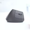 Mouse wireless ergonomico Logitech MX Vertical, MX Vertical, 4000 DPI, RF Wireless + Bluetooth, per destrimani, grafite, uso ufficio