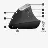 Mouse wireless ergonomico Logitech MX Vertical, MX Vertical, 4000 DPI, RF Wireless + Bluetooth, per destrimani, grafite, uso ufficio