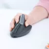 Mouse wireless ergonomico Logitech MX Vertical, MX Vertical, 4000 DPI, RF Wireless + Bluetooth, per destrimani, grafite, uso ufficio