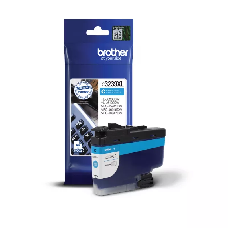 Cartuccia inchiostro Brother LC3239XLC 1 pz. originale alta capacità (XL) ciano