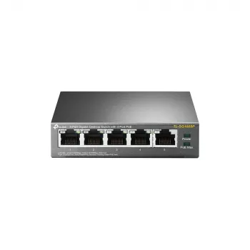 Switch TP-Link 5 porte Gigabit Desktop PoE con 4 porte, unmanaged, Gigabit Ethernet (10/100/1000), Power over Ethernet (PoE)