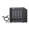 Case QNAP TR-004 a 4 vani - 2.5/3.5 pollici - Serial ATA II - 0,1,5,10,JBOD - 3.2 Gen 1 (3.1 Gen 1) - USB Type-C