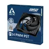 ARCTIC P14 PWM PST ventola da 140 mm ottimizzata per la pressione con PWM PST
