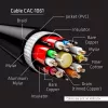 Club 3D CAC-1061 cavo DisplayPort 1.4 HBR3 8K 60 Hz, 32,4 Gbit/s, DSC 1.2, certificato VESA, con blocco, M/M, 5 m, nero
