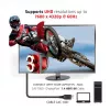Club 3D CAC-1061 cavo DisplayPort 1.4 HBR3 8K 60 Hz, 32,4 Gbit/s, DSC 1.2, certificato VESA, con blocco, M/M, 5 m, nero