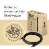 Club 3D CAC-1061 cavo DisplayPort 1.4 HBR3 8K 60 Hz, 32,4 Gbit/s, DSC 1.2, certificato VESA, con blocco, M/M, 5 m, nero