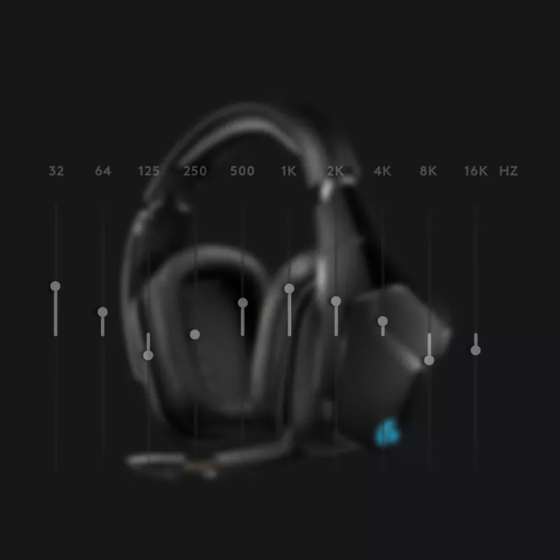 LOGITECH G935 Wireless 7.1 Surround Sound Lightsync Headset gaming – 2,4 GHz