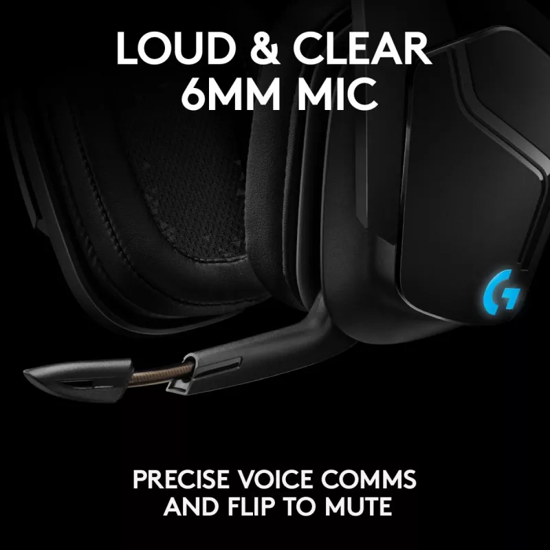 LOGITECH G935 Wireless 7.1 Surround Sound Lightsync Headset gaming – 2,4 GHz