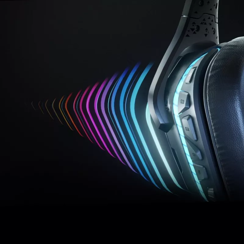 LOGITECH G935 Wireless 7.1 Surround Sound Lightsync Headset gaming – 2,4 GHz