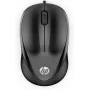 HP Mouse con cavo 1000, ambidestro, USB Type-A, 1200 DPI, nero