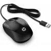 HP Mouse con cavo 1000, ambidestro, USB Type-A, 1200 DPI, nero