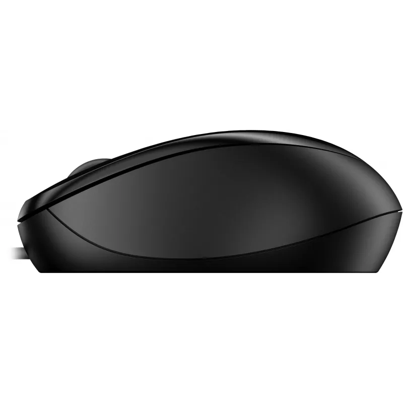 HP Mouse con cavo 1000, ambidestro, USB Type-A, 1200 DPI, nero
