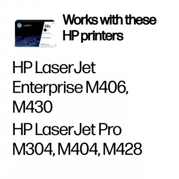 Cartuccia toner HP 59X High Yield CF259X 10000 pagine nero