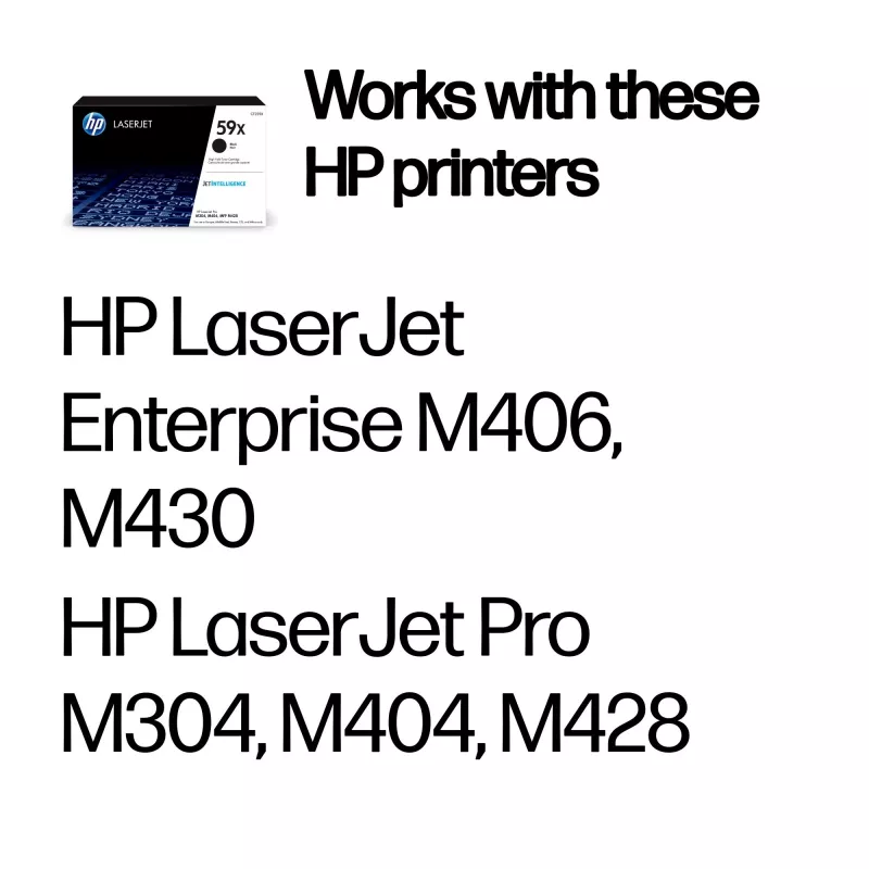 Cartuccia toner HP 59X High Yield CF259X 10000 pagine nero