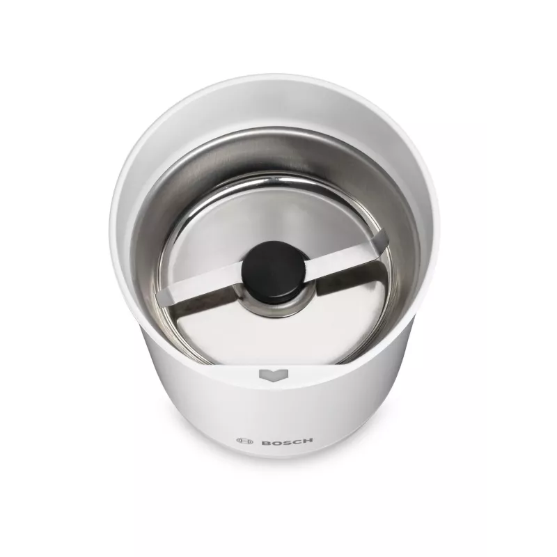Macinacaffè a lame Bosch TSM6A011W, 180 W, capacità 75 g, bianco
