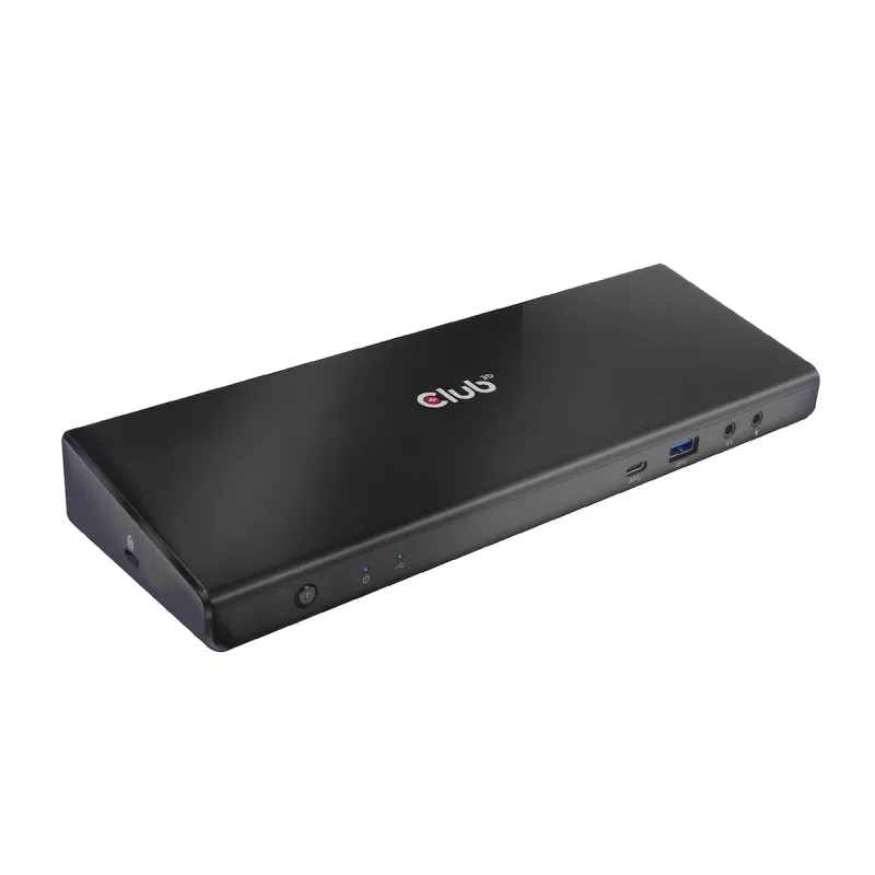 CLUB3D CSV-1562 è una docking station universale di ricarica USB3.2 Gen1 Type-C Triple 4K30Hz e certificata DisplayLink®. La docking station universale di ricarica