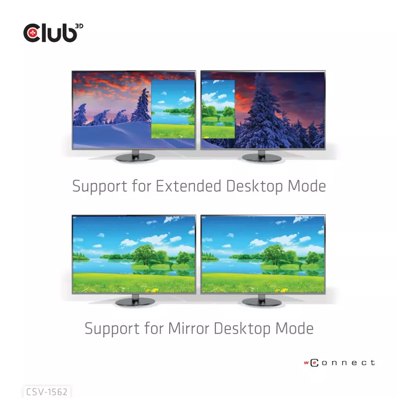 CLUB3D CSV-1562 è una docking station universale di ricarica USB3.2 Gen1 Type-C Triple 4K30Hz e certificata DisplayLink®. La docking station universale di ricarica