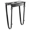 Supporto CPU LOGILINK EO0009 — supporto da scrivania a torre in acciaio regolabile, nero, RoHS