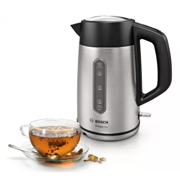 Bosch TWK4P440 bollitore 1,7 L 2400 W nero, acciaio inox