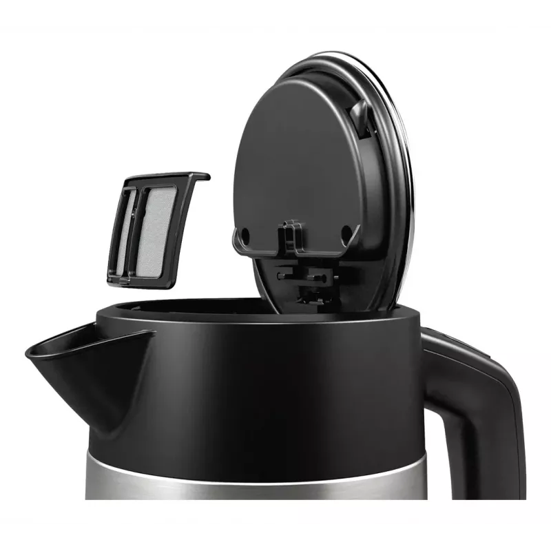 Bosch TWK4P440 bollitore 1,7 L 2400 W nero, acciaio inox