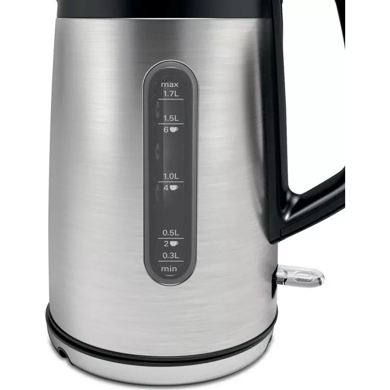 Bosch TWK4P440 bollitore 1,7 L 2400 W nero, acciaio inox