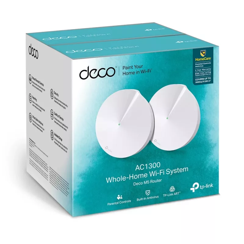 TP-Link AC1300 Deco sistema Mesh Wi-Fi per tutta la casa, confezione da 2