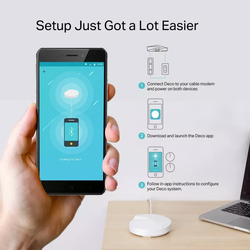 TP-Link AC1300 Deco sistema Mesh Wi-Fi per tutta la casa, confezione da 2