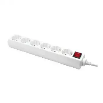 Ciabatta LogiLink LPS202 1,5 m 6 prese AC bianco