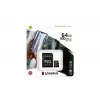 Kingston Technology Canvas Select 64GB microSDXC Plus 100R A1 C10 scheda + ADP
