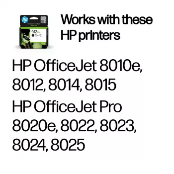 HP 912XL cartuccia d'inchiostro originale nera ad alta resa