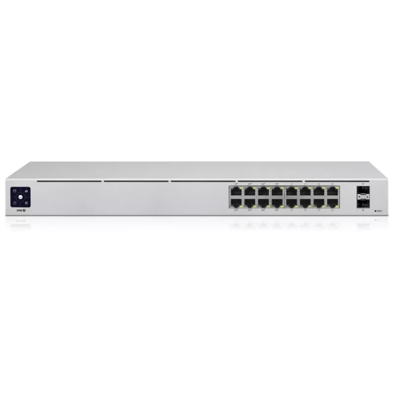 UBIQUITI NETWORKS UniFi Switch 16 porte Gigabit Ethernet incluse 8x porte 802.3at PoE+