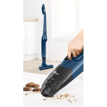 Bosch Serie 2 BBHF216 aspirapolvere a batteria/scopa elettrica aspirapolvere a batteria 2-in-1 batteria a secco senza sacchetto blu