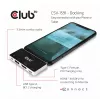 CLUB3D hub USB Type-C 4-in-1 a HDMI™ 4K60Hz USB Type-C PD / USB Type-A / connessione audio