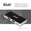 CLUB3D hub USB Type-C 4-in-1 a HDMI™ 4K60Hz USB Type-C PD / USB Type-A / connessione audio