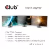 CLUB3D hub USB Type-C 3.2 Gen 1 Multi Stream Transport (MST) DisplayPort 1.4 triplo monitor
