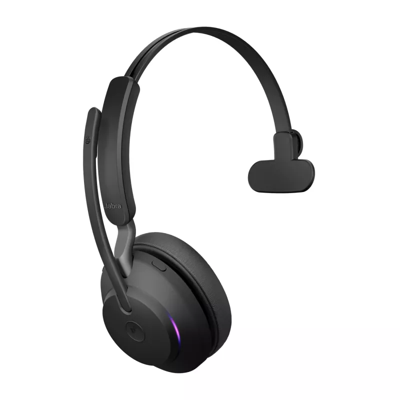 Jabra Evolve2 65 USB-A nero MS caricabatterie Mono