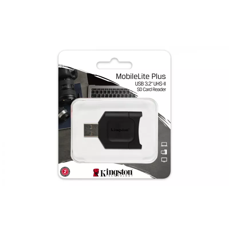 Kingston Technology MobileLite Plus lettore di schede USB 3.2 Gen 1 (3.1 Gen 1) Type-A nero