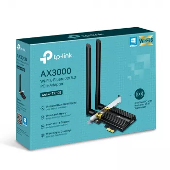 Adattatore PCIe TP-Link AX3000 Wi-Fi 6 Bluetooth 5.0