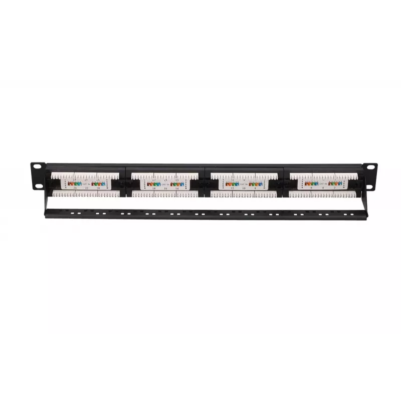 Patch panel Extralink CAT5E UTP V2 24 porte