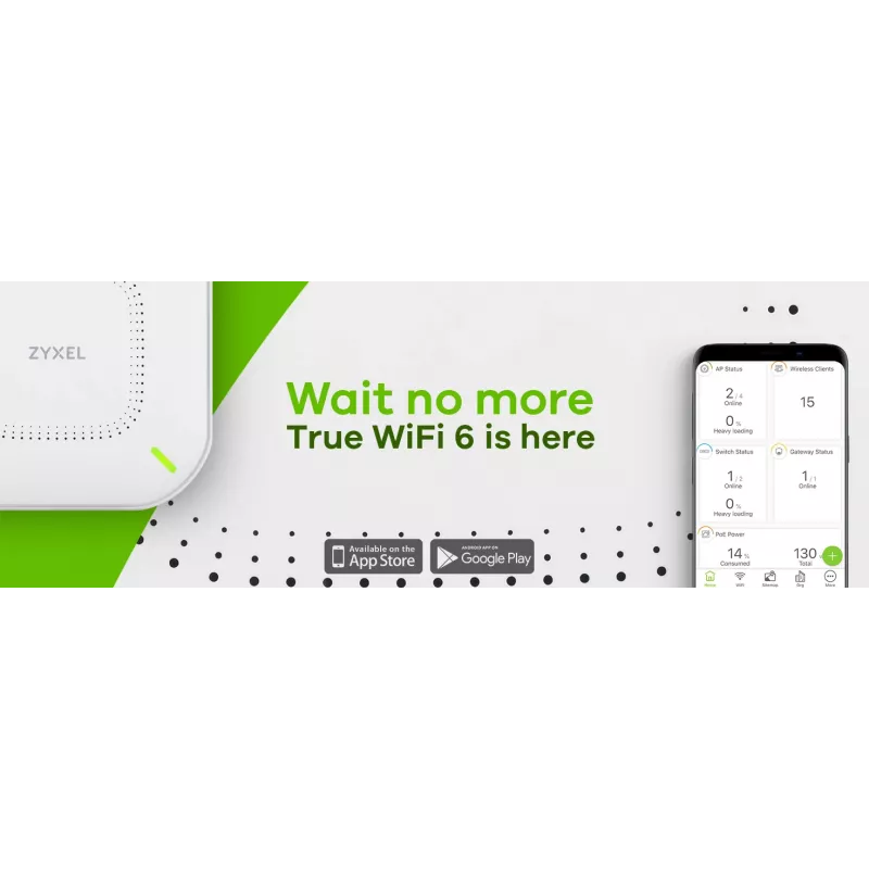 Zyxel NWA110AX 1000 Mbit/s bianco Power over Ethernet (PoE)