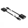 CLUB3D DisplayPort™ a VGA nero adattatore attivo M/F