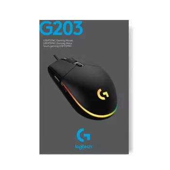 LOGITECH G203 Lightsync mouse gaming USB nero