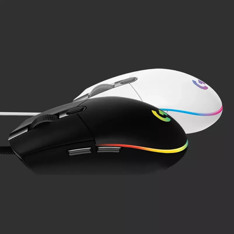 LOGITECH G203 Lightsync mouse gaming USB nero